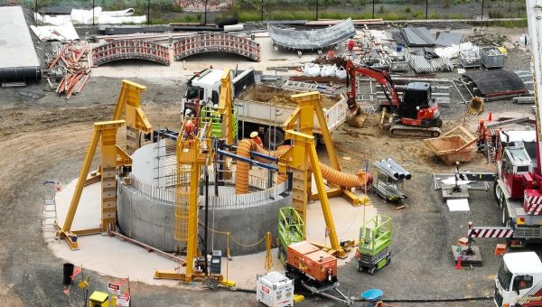 Innovative Wet Well Caisson Excavation